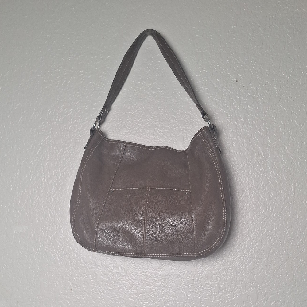 Clarks Cool Tone Brown Real Leather Shoulder Bag with Timeless Design